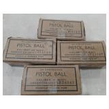 4 boxes US Military 1911 ammunition serial number
