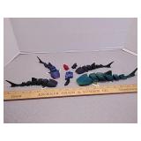 3D printed articulated figures- sharks +