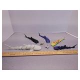 3D printed articulated figures- sharks +