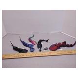 3D printed articulated figures- sharks +