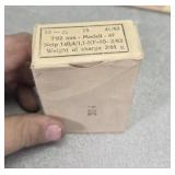 8x57 military paper package ammo