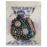 Bucket of bullets and lead, and tooth brush, I