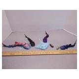 3D printed articulated figures- sharks, stingray
