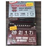 28 gauge Shotgun Shells, QTY. 50