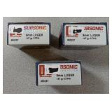 X3 Hornady Subsonic 9mm LUGER ammo