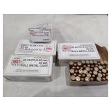 X4 Winchester 25auto ammo ammunition 50 rds/box