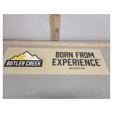 Butler Creek sign