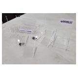 Acrylic stands knives and more. Buck, Snyder