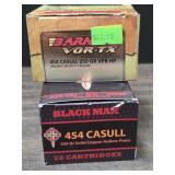 X2 ammo 454 Casull 250 gr