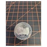 Deadwood 999 silver round .71 oz