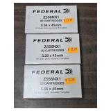 60 rds 5.56 x 45mm ammo Federal