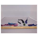 3D printed articulated figures- sharks +