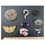 Assorted Vintage Brooches/ Pins