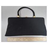 Vintage Black Cloth Bobbie Jerome Handbag