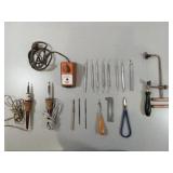 Assorted Jewelry Tools with 2- Soldering Irons
