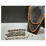 Vintagebraceleta hinge Bracelets, Beaded necklce