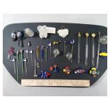 Vintage Assorted Glass Figurines, some Spun