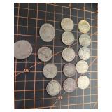 Nickels buffalo and Jefferson,