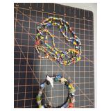 Beaded necklaces