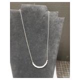 Vintage pearl necklace, gold