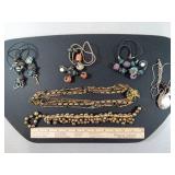 3x Necklace/Earring Sets, 3x Extra Necklaces