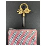 Vintage Brass Gold Tone Leaf Perfume