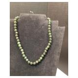 Vintage nephritie jade necklace