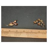 NOS Vintage Gold Filled Brooches - marked