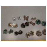 Collection costume clip on earrings