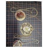 3 Large vintage pendants
