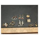 Vintage clip-on earrings, Coro, Napier