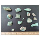 Various Turquoise Stone, Unfinished
