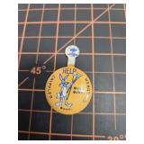 Buggs Bunny tin badge, "Help Crippled Childern"