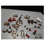 Assorted costume Jewelry earrings
