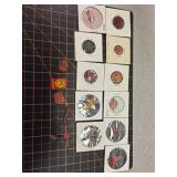 Tobacco tags, Big Kick, Red Fox, Battle Axe,