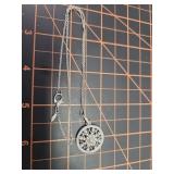 Vintage NOS pendant necklace