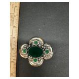 Antique silver brooch