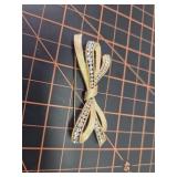 NOS Trifari ribbon brooch