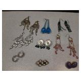 Collection costume Jewelry earrings