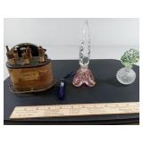 Vintage Perfume Bottles: Czech Glass, Evening in