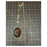 Vintage Pendant necklace Germany- marked