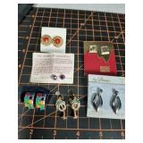 NOS vintage earrings