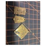 Pendants medals, citizenship, and rock island