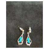 Sterling silver & turquoise earrings