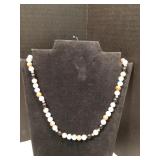 Vintage silver & stone necklace