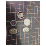 Cathlic church medals, Mary, St. Wenceslaus, and