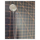 Buffalo nickel necklace