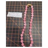 Les Bernard Rose Quartz Necklace