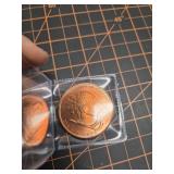 1oz 999 copper buffalo  round