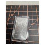 1oz 999 silver bar buffalo design